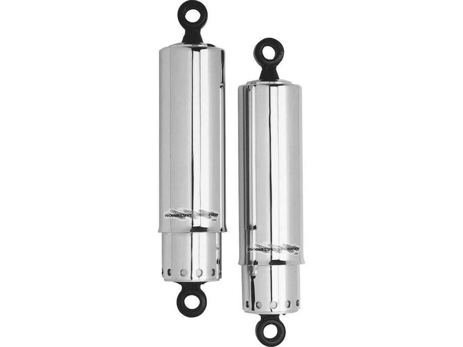 Harley Davidson Fl Shovel [1973-1984]-412 Series Covered 12 "Twin Shocks Chrome 12"