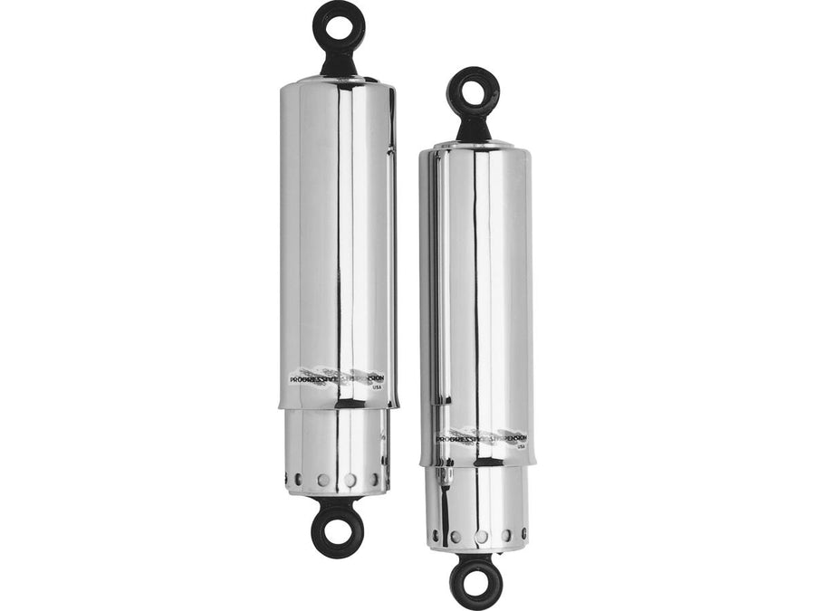 Harley Davidson Fl Shovel [1973-1984]-412 Series Covered 12 "Twin Shocks Chrome 12"