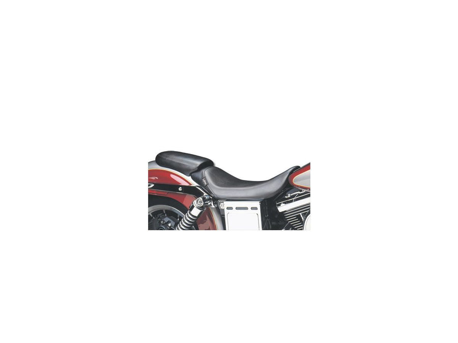 Harley Davidson Dyna [1996-2003] – Bare Bones Solo Sitz Glattes Schwarzes Vinyl