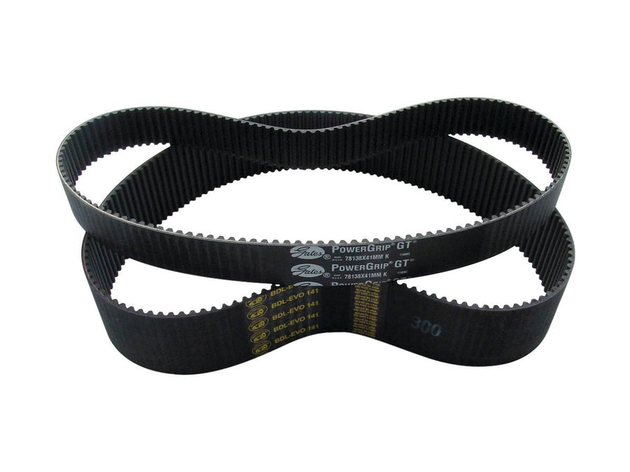 Harley Davidson Knucklehead [1936-1947]-Gates HTD rubber-prime drive belt 8 mm