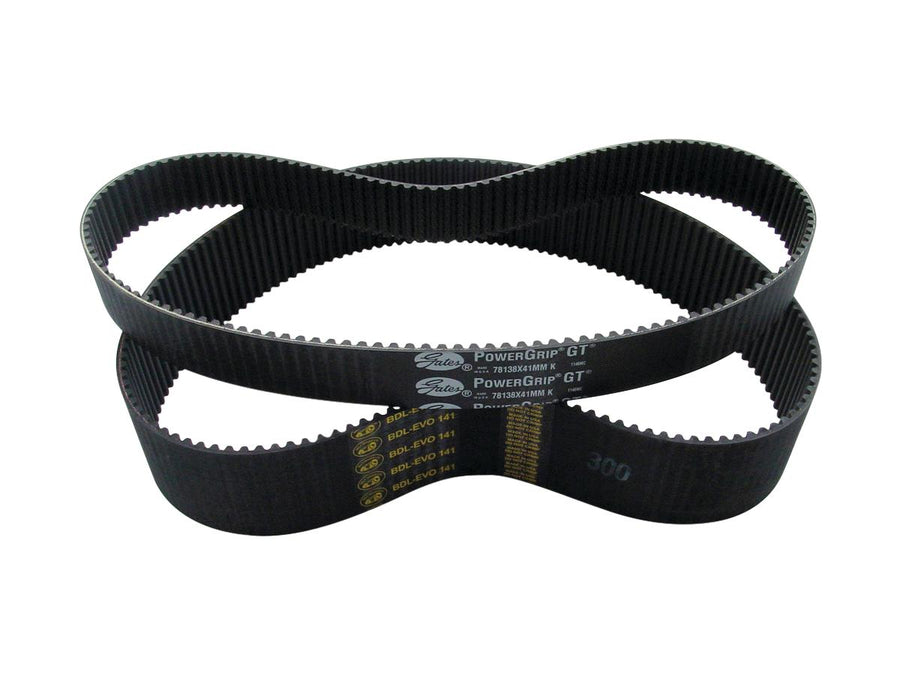 Harley Davidson Knucklehead [1936-1947]-Gates HTD rubber-prime drive belt 8 mm