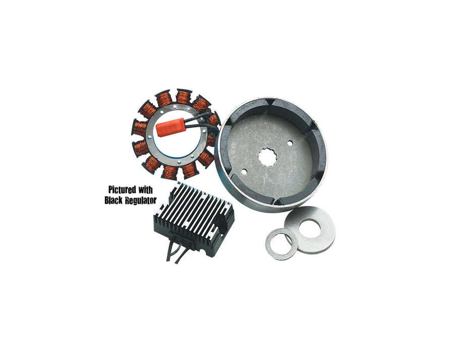 Harley Davidson Touring [1985-1998]-32 AMP charging system with chrome-plated controller