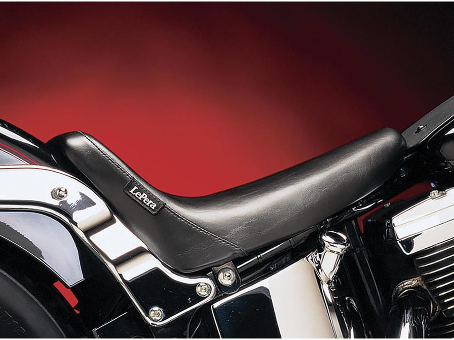 Harley Davidson Softail [2000-2007] -Bare's Bone's Solo Seat Black Black Vinyl