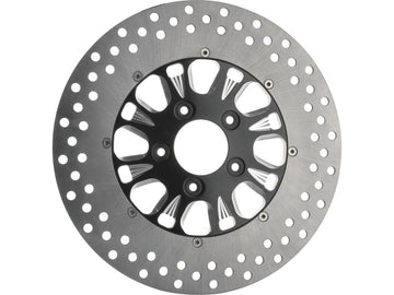 Harley Davidson Softail [2000-2014]-Supercharger 2-part brake disc black