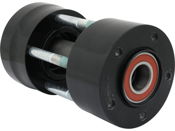 Harley Davidson Flstf [2014-2017] -Rear Wheel Hub ABS Schwarz ABS Doppelfland