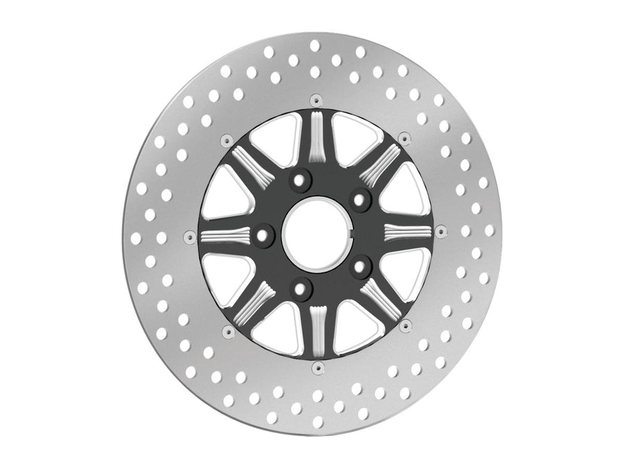 Harley Davidson Touring [2000-2007] - Disque de frein en 2 parties en 2 parties Black ...
