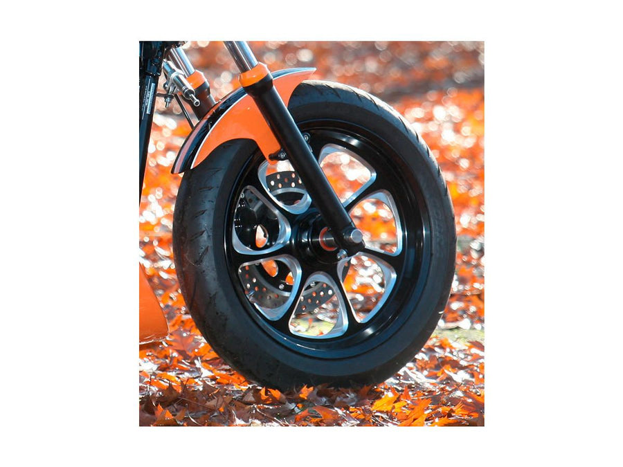 Harley Davidson Dyna [2000-2005] -reliminator 7 Disque de ceinture noir 1 1/8 "70 dents