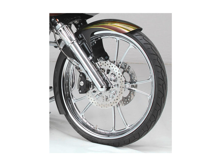 Harley Davidson Touring [2008-2024] -T-5 Disc freno in 2 parti Chrome 11,8 "