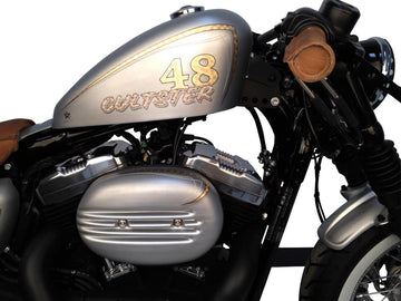 Harley Davidson Sportster [2004-2020] -Couvre de filtre à air de la fin noire noire