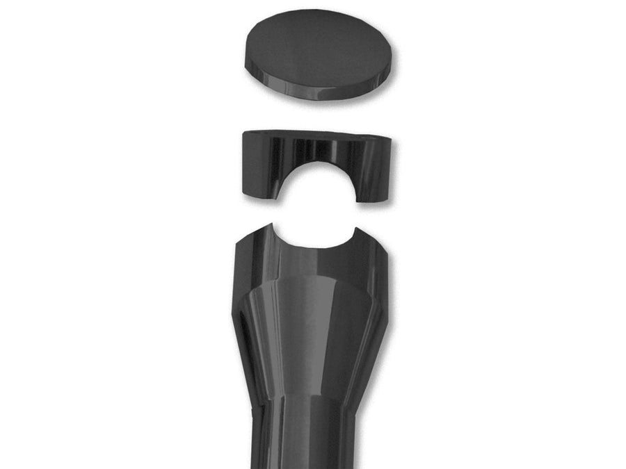 Harley Davidson Up [1974-1974]-Big Bone 150 Riser Black powder-coated 1 1/4 "