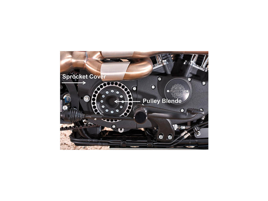 Harley Davidson Sportster [2004-2020]-30 teeth belt cover for