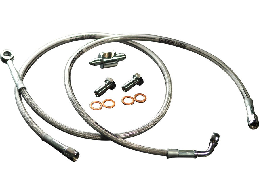 Harley Davidson FLHR [2008-2008] – OEM Style Bremsleitungssatz aus Edelstahl
