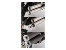 Harley Davidson FLSTF [2014-2016]-Double grooves panties-on polished silencer-2