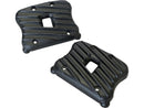 Harley Davidson Dyna [1999-2017] -ribsters Rocker Box Cover Black Cut-1