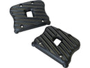 Harley Davidson Dyna [1999-2017] -ribsters Rocker Box Cover Black Cut-7