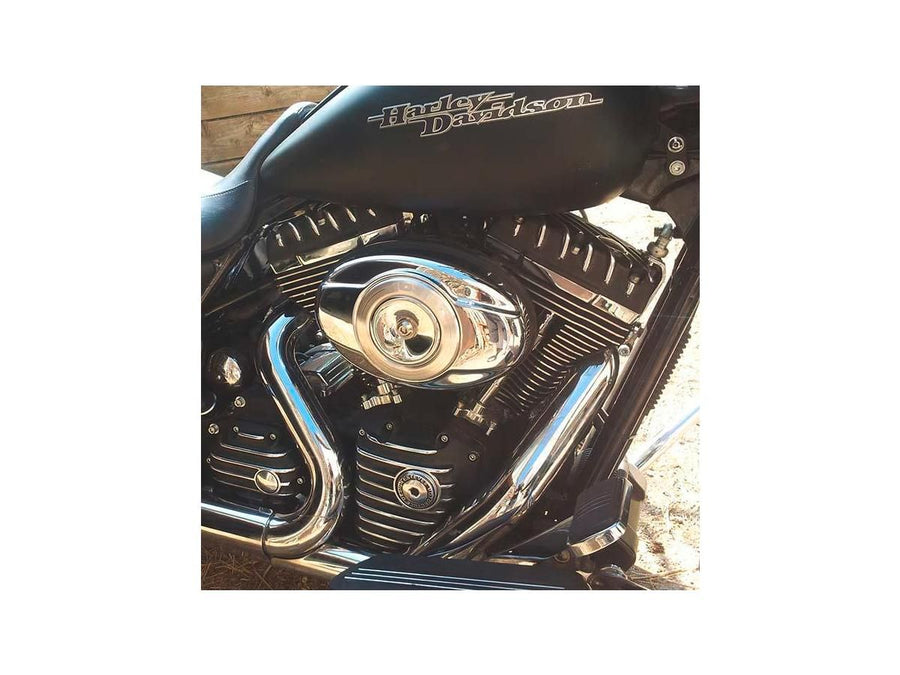 Harley Davidson Dyna [1999-2017] -ribsters Rocker Box Cover Black Cut