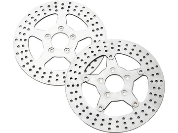 Harley Davidson Dyna [2006-2017] - Disque de frein à 5 trous en acier inoxydable à 5 trous 11,8 " - 0