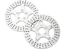 Harley Davidson Dyna [2006-2017]-rigid brake disc 5-hole stainless steel 11.8 "-5