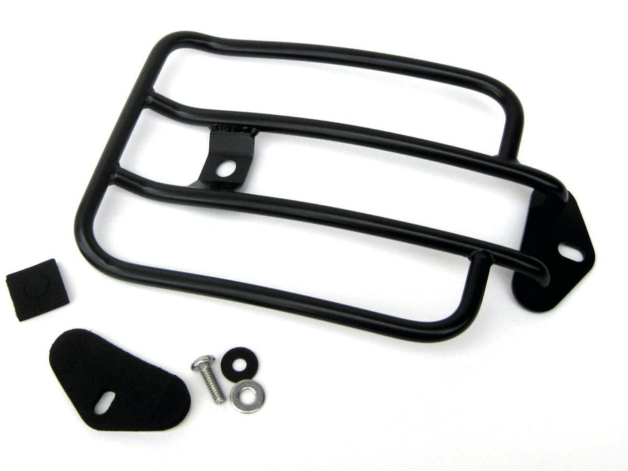 Harley Davidson Sportster [2004-2020] – 6" Solo Gepäckträger Schwarz Satin