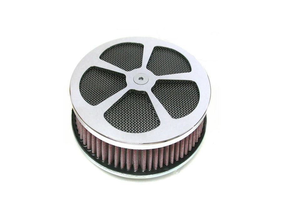 Harley Davidson – 5-Spade Hi-Flow Luftfilter Chrom