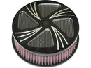 Harley Davidson-Sidewinder Hi-Flow Air Filter Black Anedized-3