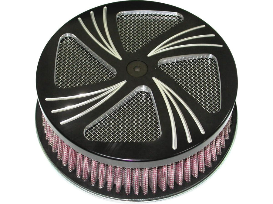 Harley Davidson-Sidewinder Hi-Flow Air Filter Black Anedized