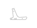 Harley Davidson Sportster [2004-2020]-Sissy bar side plates Chrom-1