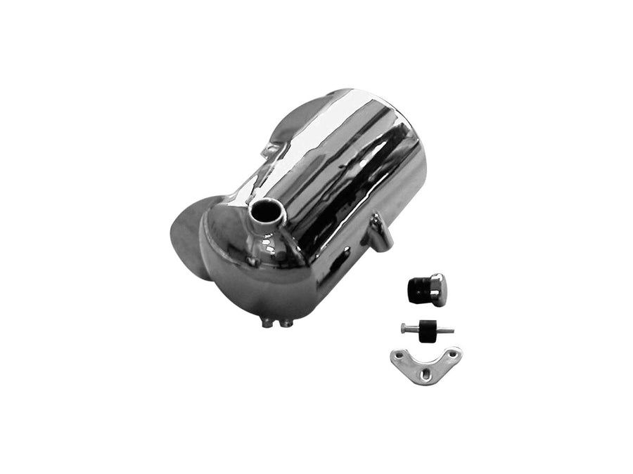Harley Davidson Knucklehead [1936-1947]-bobber-style oil tank with battery box and