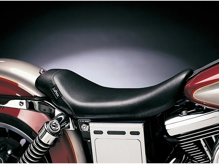 Harley Davidson FXDWGI [2004-2005] -Bare Bones Sedile da solo Vinile nero liscio