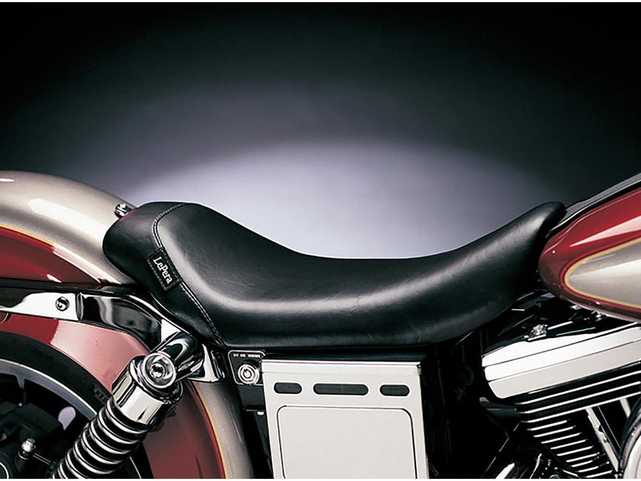 Harley Davidson FXDWGI [2004-2005] -Bare Bones Sedile da solo Vinile nero liscio
