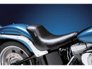 Harley Davidson Softail [2006-2017]-Bare Bone's solo seat smooth black vinyl-1