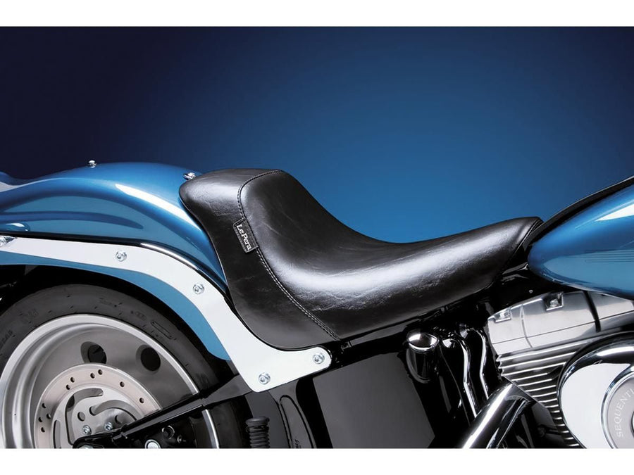 Harley Davidson Softail [2006-2017]-Bare Bone's solo seat smooth black vinyl