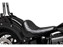 Harley Davidson FXS [2011-2012]-Bare Bones Solo Seat Diamond Stitch Black Vinyl-1