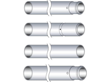 Harley Davidson Dyna [2006-2017] -49mm pipe forcine +4 "fxd/ +2" fxdwg show chrome