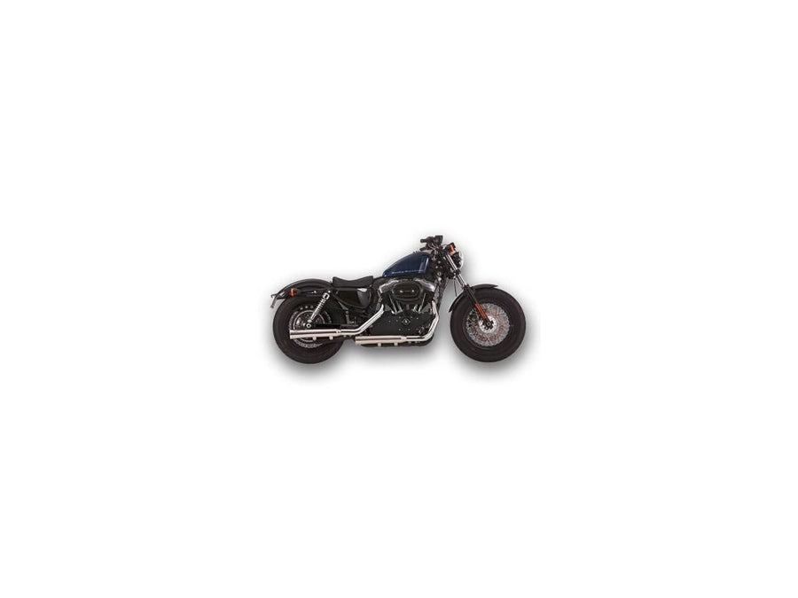 Harley Davidson Sportster [2014-2016] – Doppelrillen Slip-On Schalldämpfer poliert