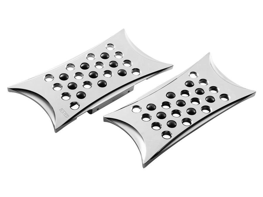 Harley Davidson Touring [1986-2025] -Battistini Passenger Food Boards Chrom