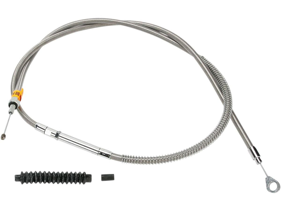 Harley Davidson Dyna [1992-1998] – Edelstahlummanteltes Kupplungskabel +6" aus