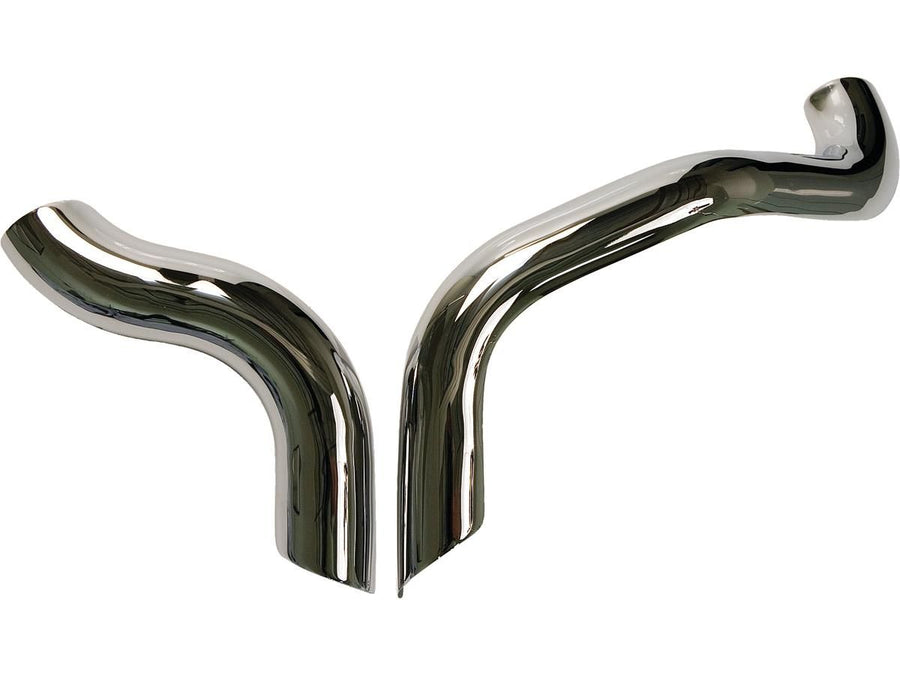 Série de concepteurs de Harley Davidson L.A.F Remplacement Heat Shalle Chrom 1,75 "