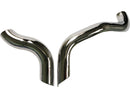 Série de concepteurs de Harley Davidson L.A.F Remplacement Heat Shalle Chrom 1,75 "-3