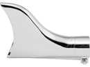 Harley Davidson-clampable fishtail exhaustive piece of chrome 1.75 "-1
