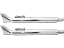 Harley Davidson Touring [1995-2016] -Fishtail Slip-On Silencer Chrome-1