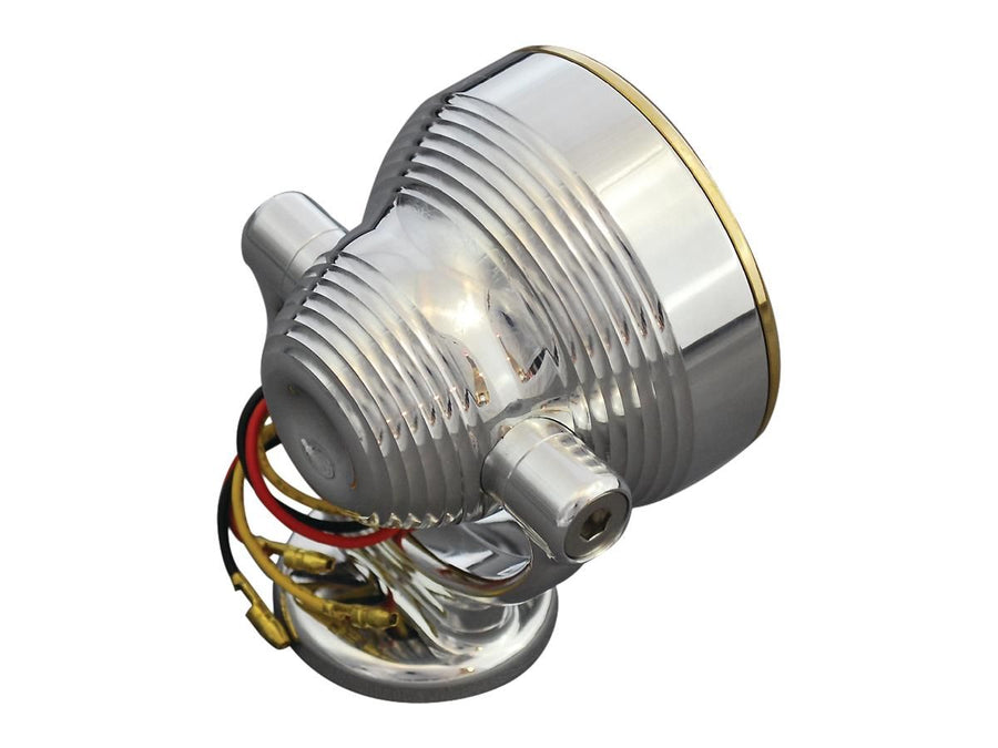Harley Davidson-Neo-Fusion LED rage polished brass polished, red LED