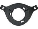 Harley Davidson Dyna [1993-1998] - support de support Ruffled Black-2