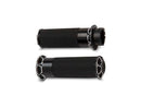 Harley Davidson Touring [2008-2024]-Snit fusion handles black anodized 1 "-1