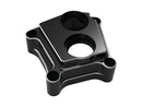 Harley Davidson Dyna [2000-2017]-10-gauge LITTER block covers black anodized-1