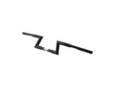 Harley Davidson – 1 1/4" Z-Bar mit 1" Klemmdurchmesser, gekerbter Lenker, 3-Loch-1