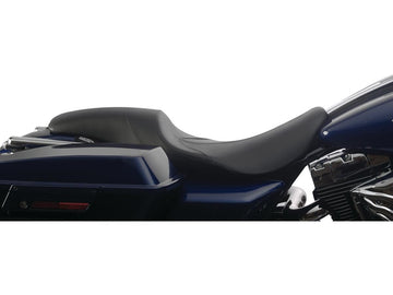 Harley Davidson Dyna [2006-2017]-Minotaur smooth seat black leather vinyl