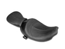 Harley Davidson Flstf [2014-2017]-Hydra smooth seat black leather vinyl-4