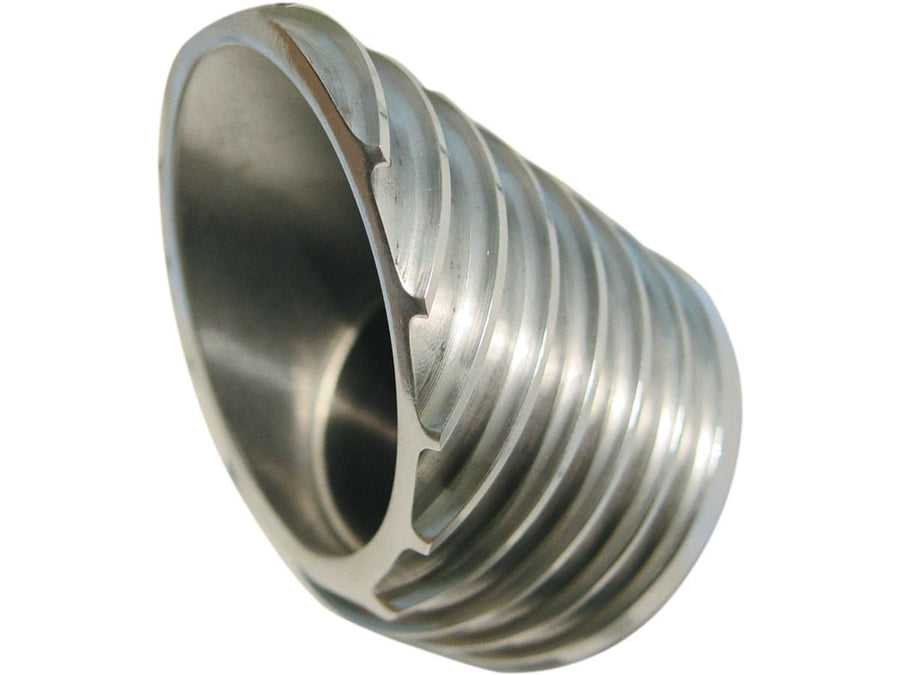 Harley Davidson - Chico loco s/c end cap e3 blk. Tappi di estremità del biglietto curvo nero