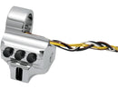 Harley Davidson – Kontur Schaltergehäuse Montage Vier Tasten (1 OEM Schalter)-3